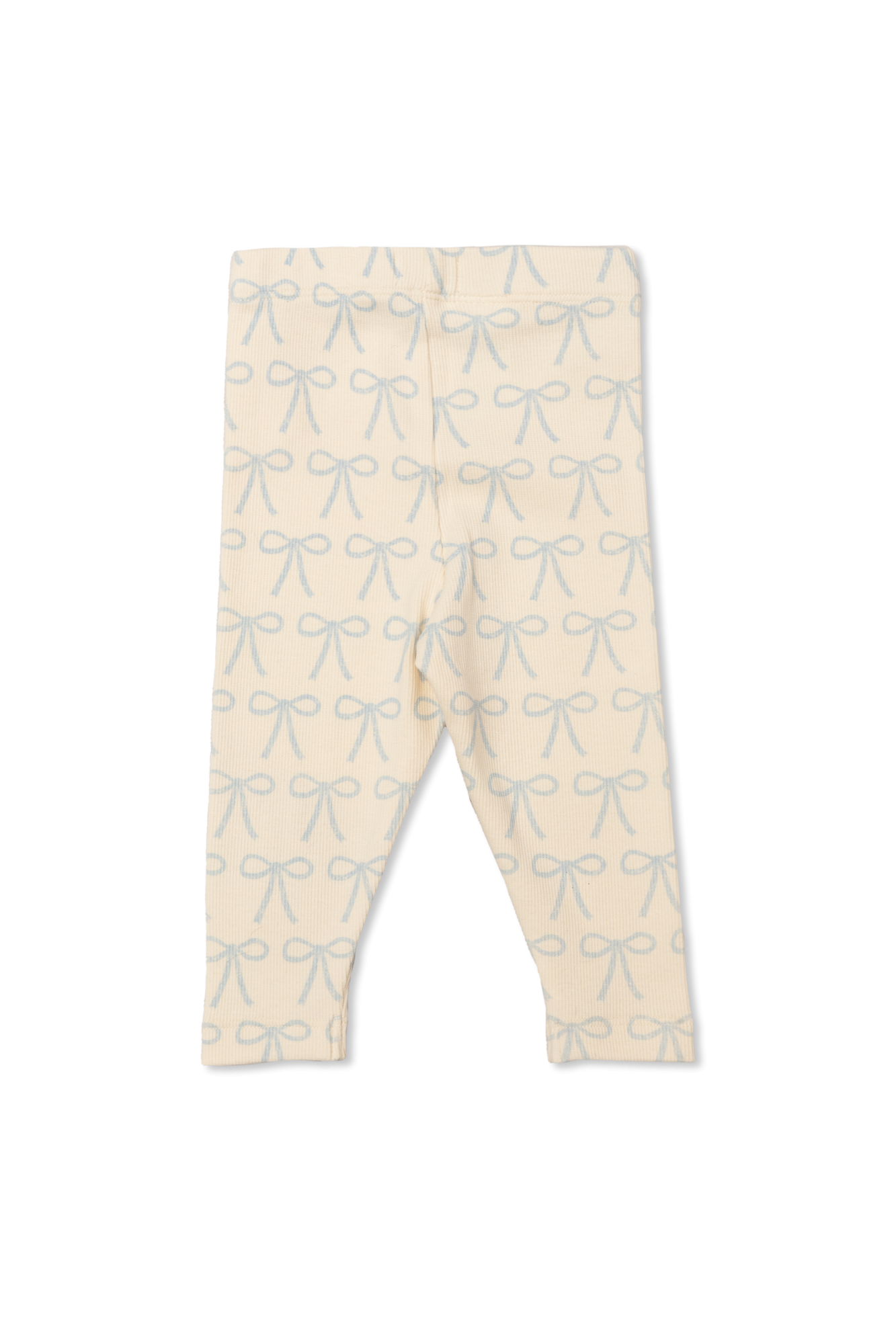 Tiny Cottons Tiny Roses Rib Baby Pant - Off-white main image 0